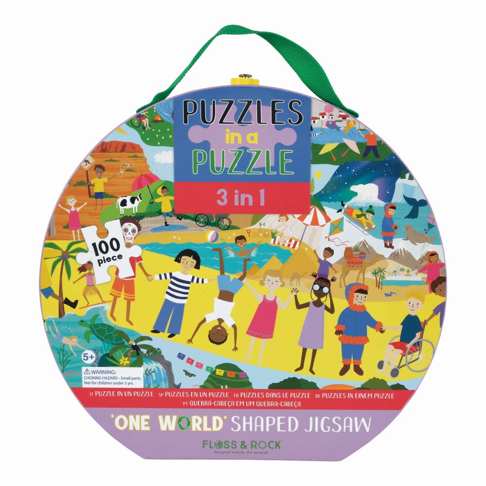 Floss & Rock 100 Pc Puzzle - Children of the World