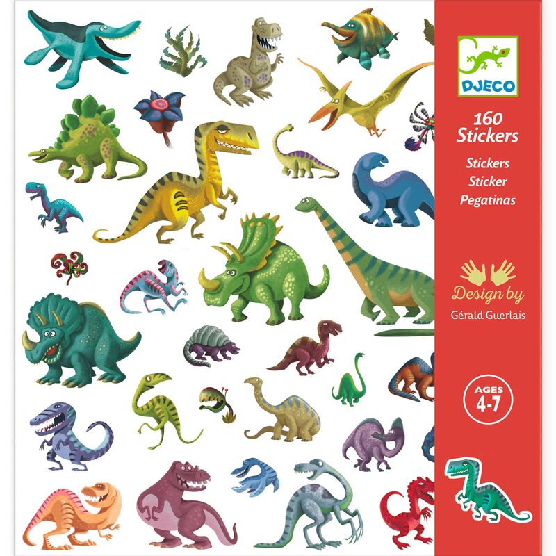 Dinosaur 160 Stickers