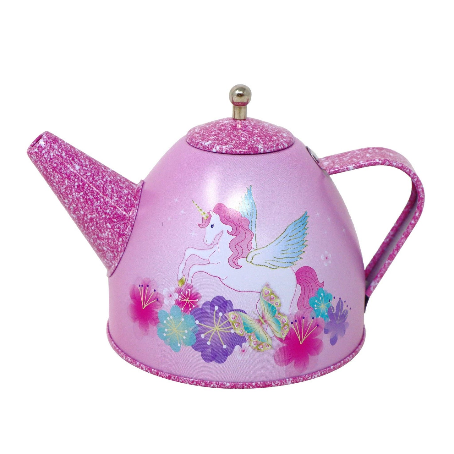 Pink Poppy - Unicorn Rainbow 15 Piece Tin Tea Set