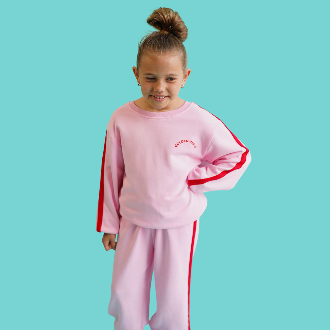 Golden Child - Golden Child Fast Lane Tracksuit - Candy Pink