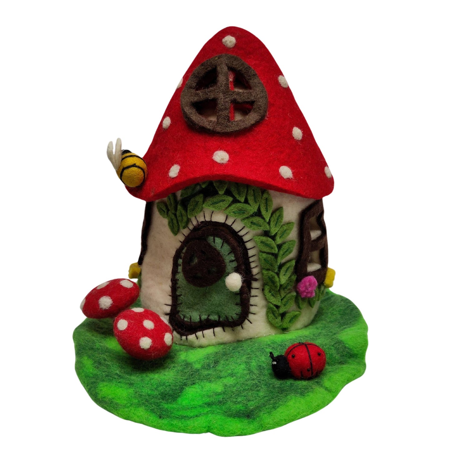 Felt Cosy cottage fairy house