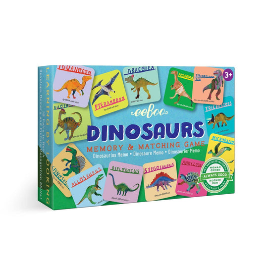 EeBoo Memory Match Mini - Dinosaurs