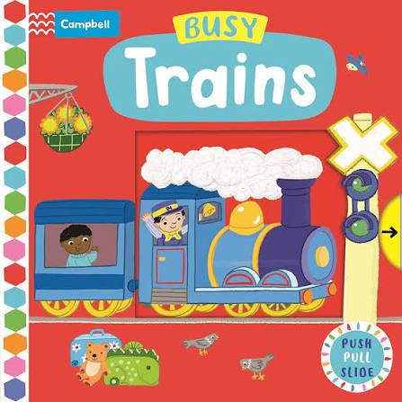 Busy Trains Board Book