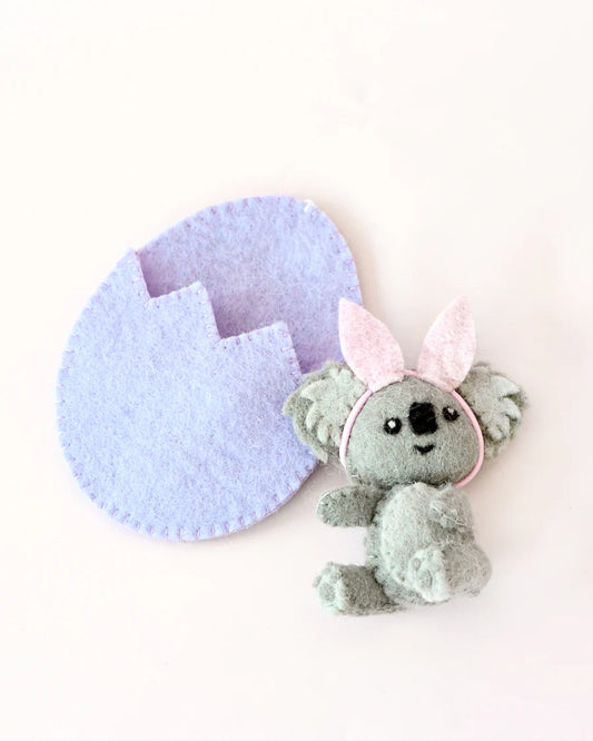 Easter Koala Bush Baby in Egg Pouch