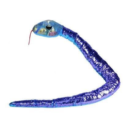 Teal Purple Sequin Snake