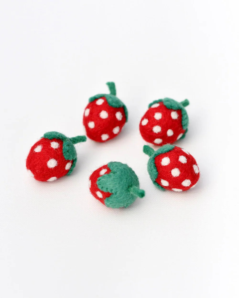Felt Strawberries (set of 5)