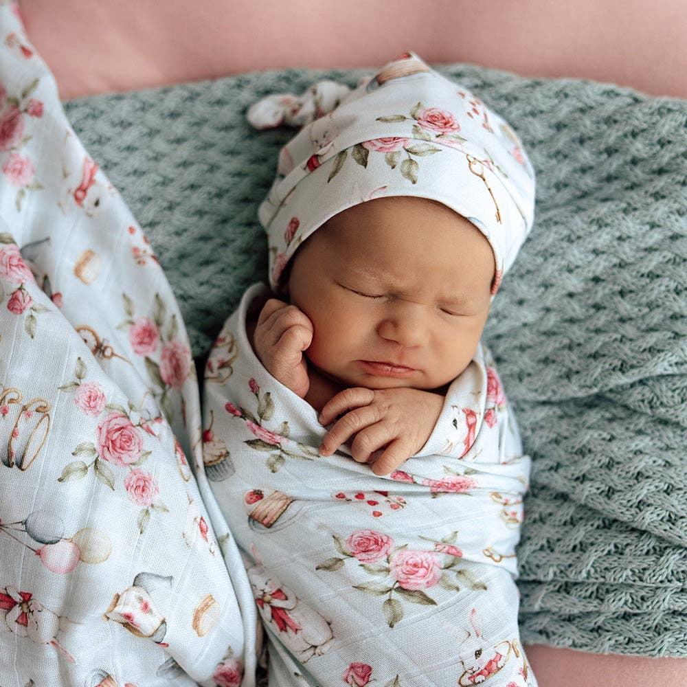 Snuggle Hunny - White Rabbit Organic Muslin Wrap