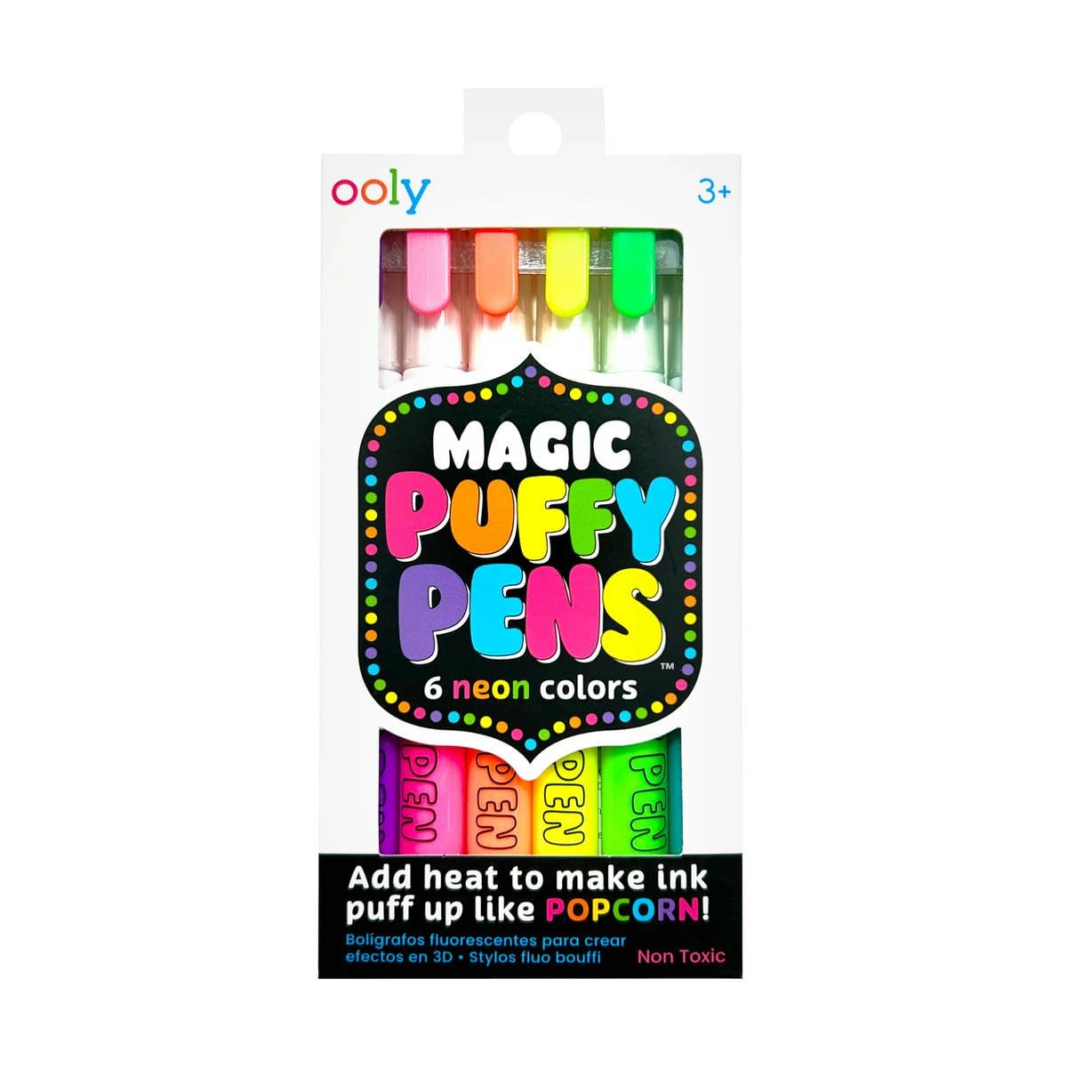 Ooly Magic Puffy Pens 6pk