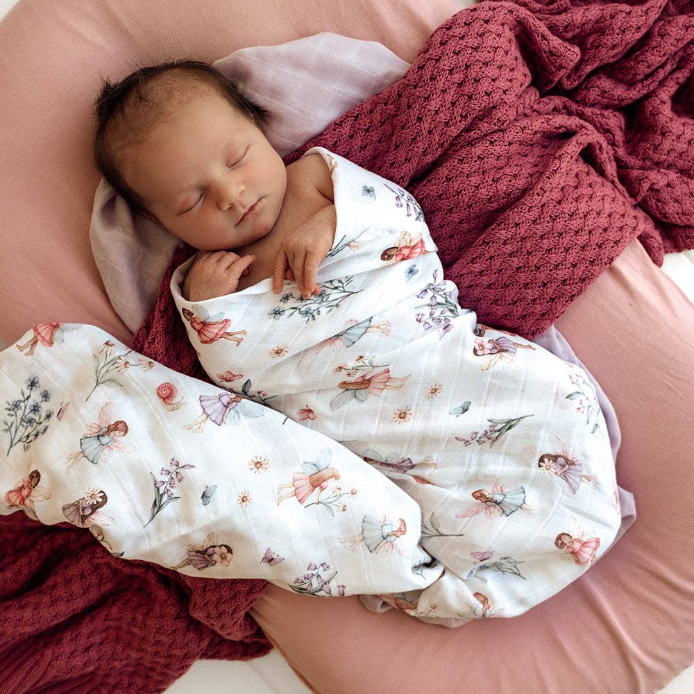 Snuggle Hunny - Fairy Garden Organic Muslin Wrap - Bambam Kids Toys 