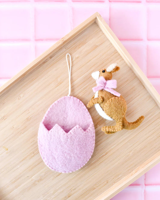 Easter Kangaroo Bush Baby in Egg Pouch