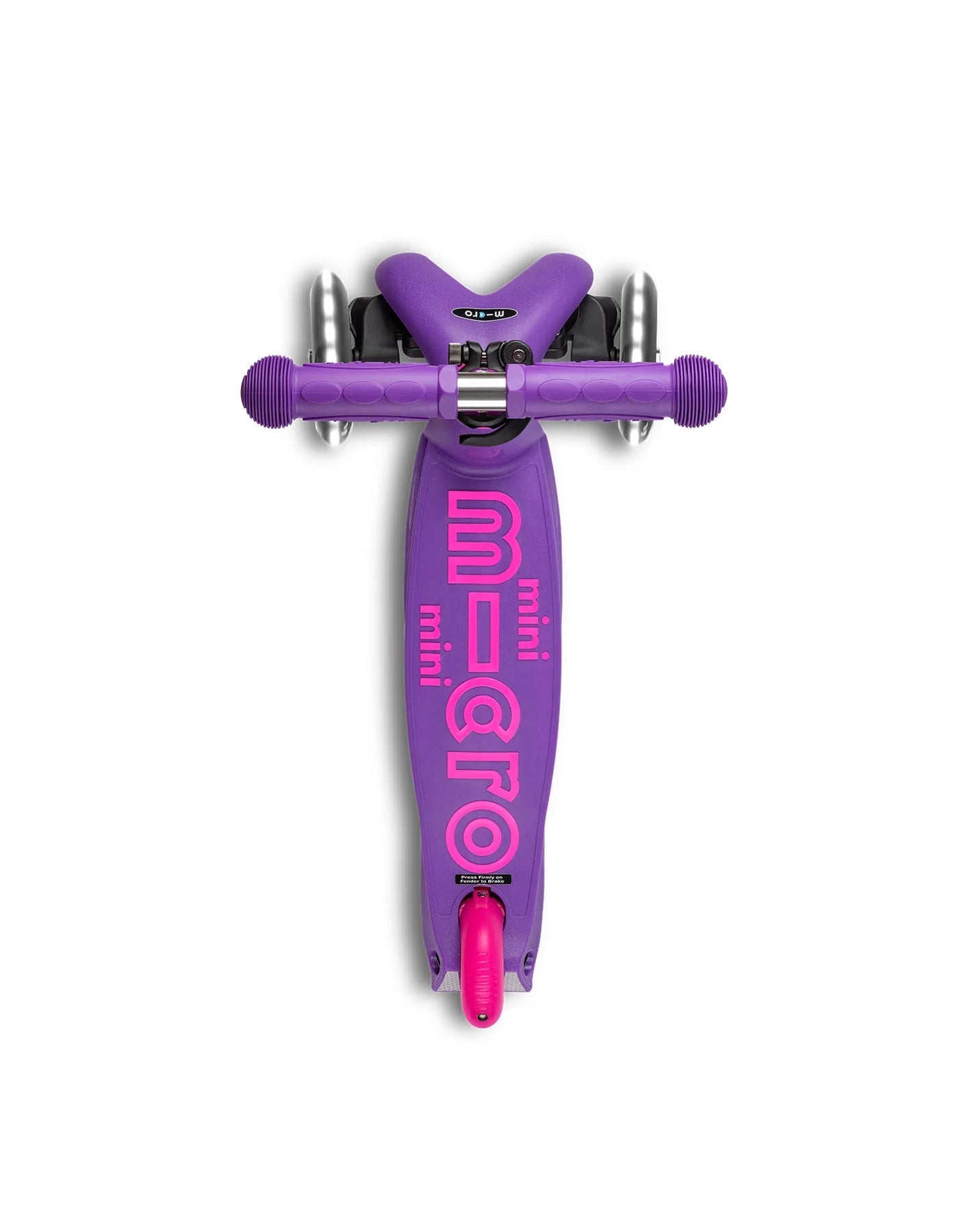 Mini Micro Deluxe LED 3 Wheel Scooter - Purple/Pink
