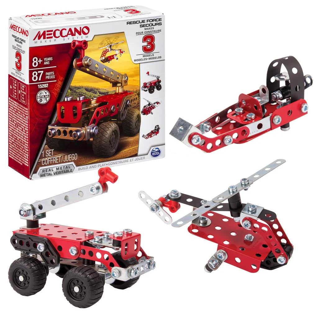 Meccano Masters 3 in 1 Model Set - Rescue Squad