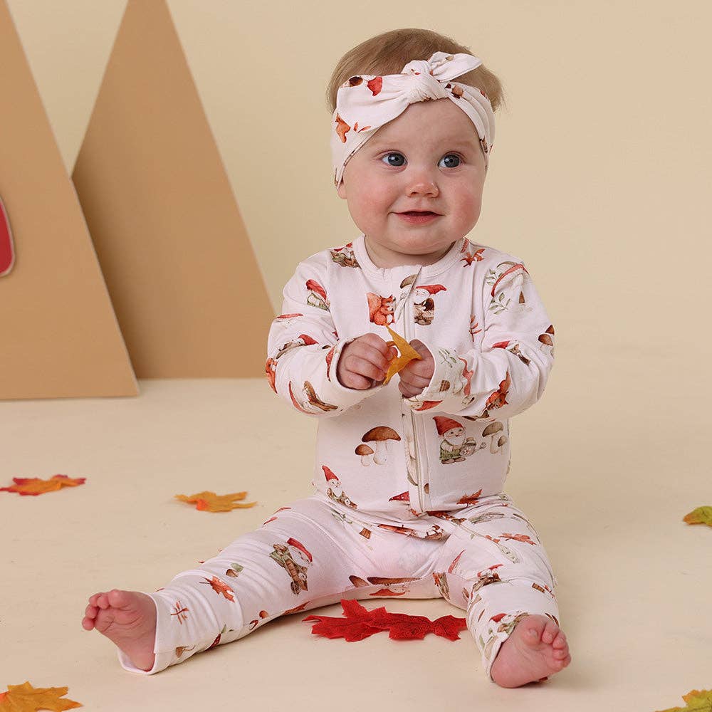 Snuggle Hunny - Gnomes Organic Snugglesuit Convertible Romper