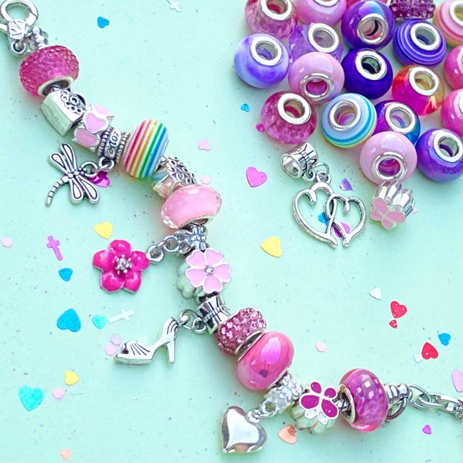 Sweet As Sugar Jewellery - Jewellery Making Kit Charm Bracelet Set