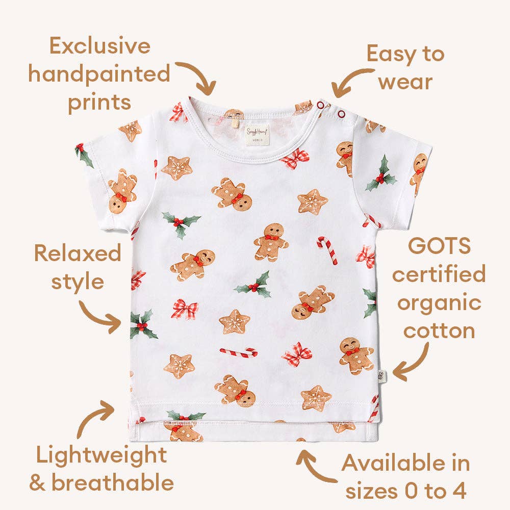 Snuggle Hunny - Gingerbread Organic T-Shirt