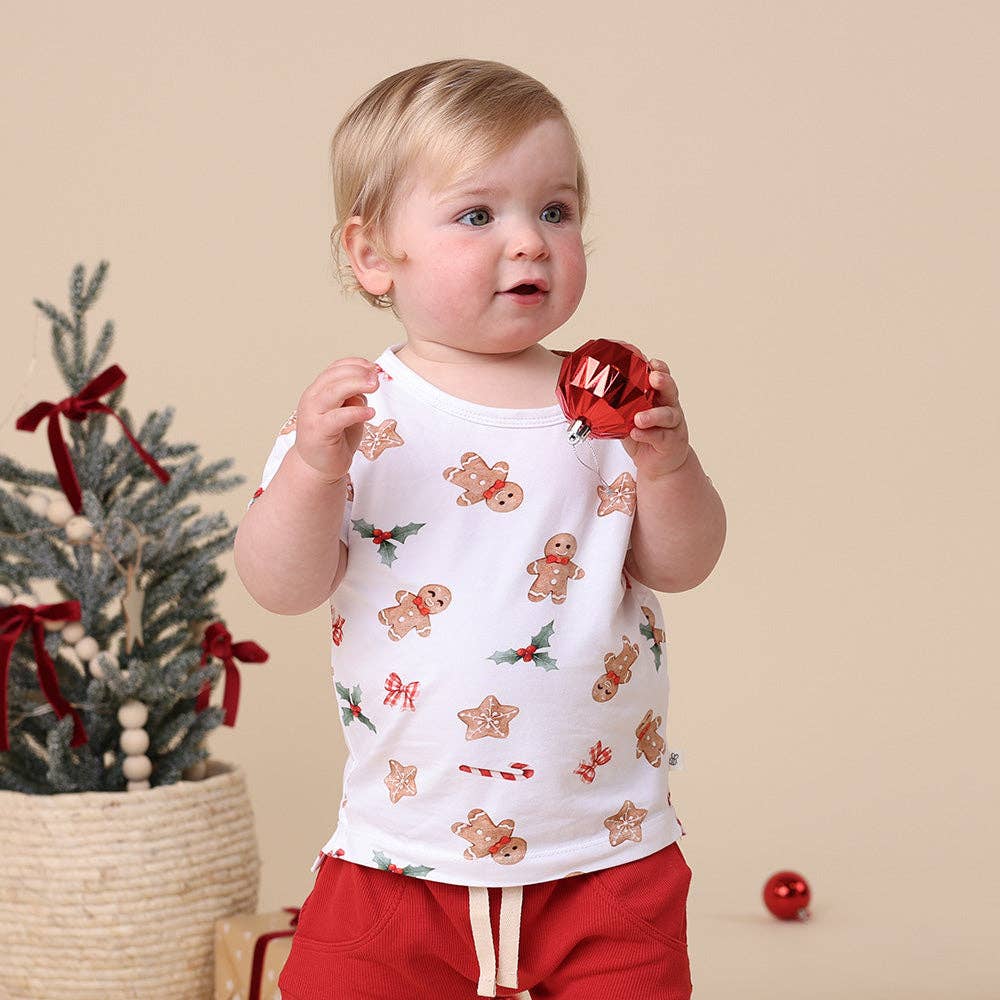 Snuggle Hunny - Gingerbread Organic T-Shirt