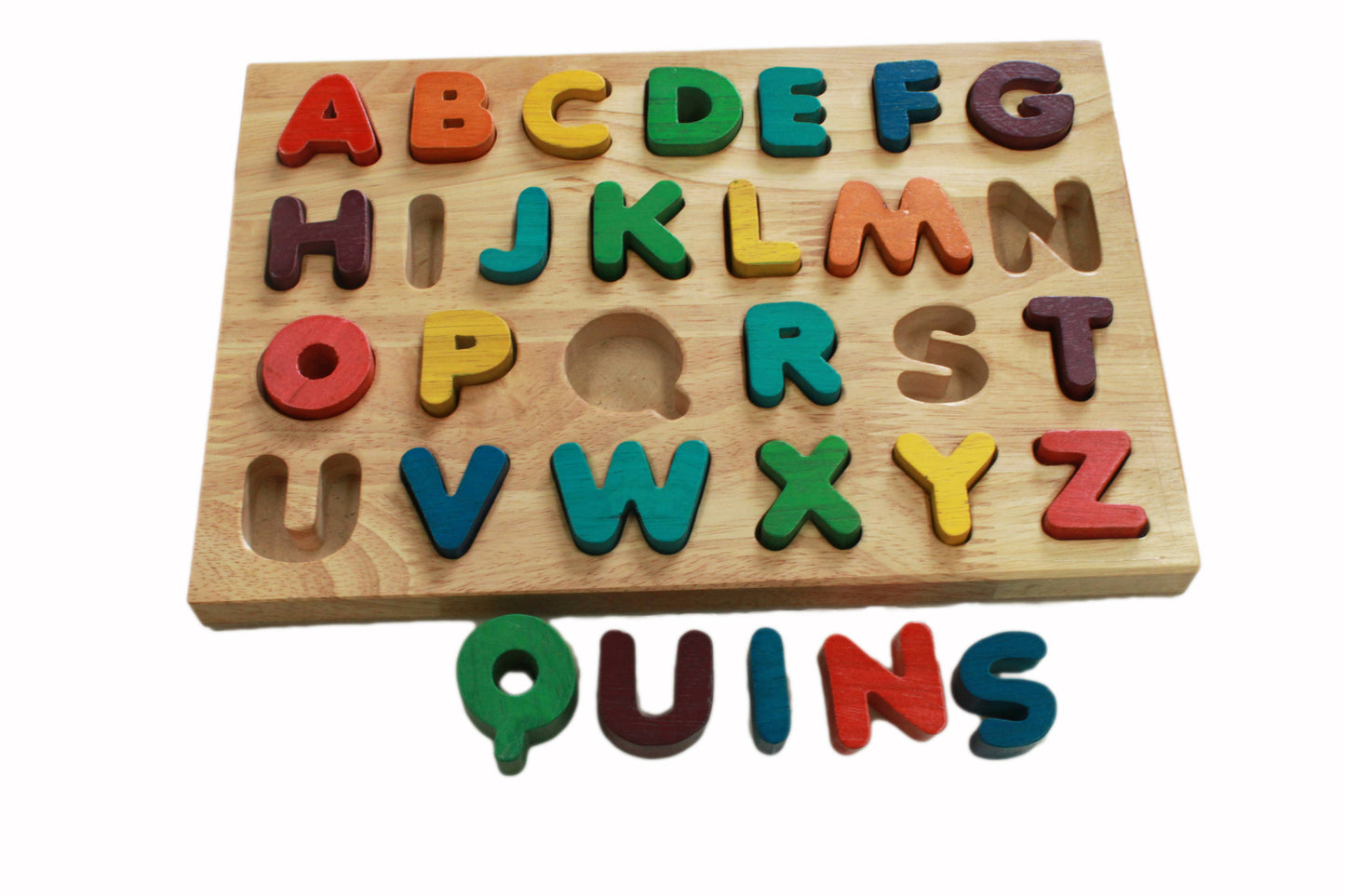 Q Toys - Capital Letter Wooden Puzzle