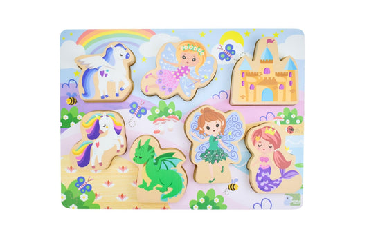Chunky Wooden Puzzle Fantasy Fairytale