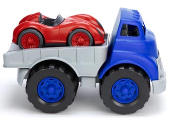 Flatbed Truck & Race Car