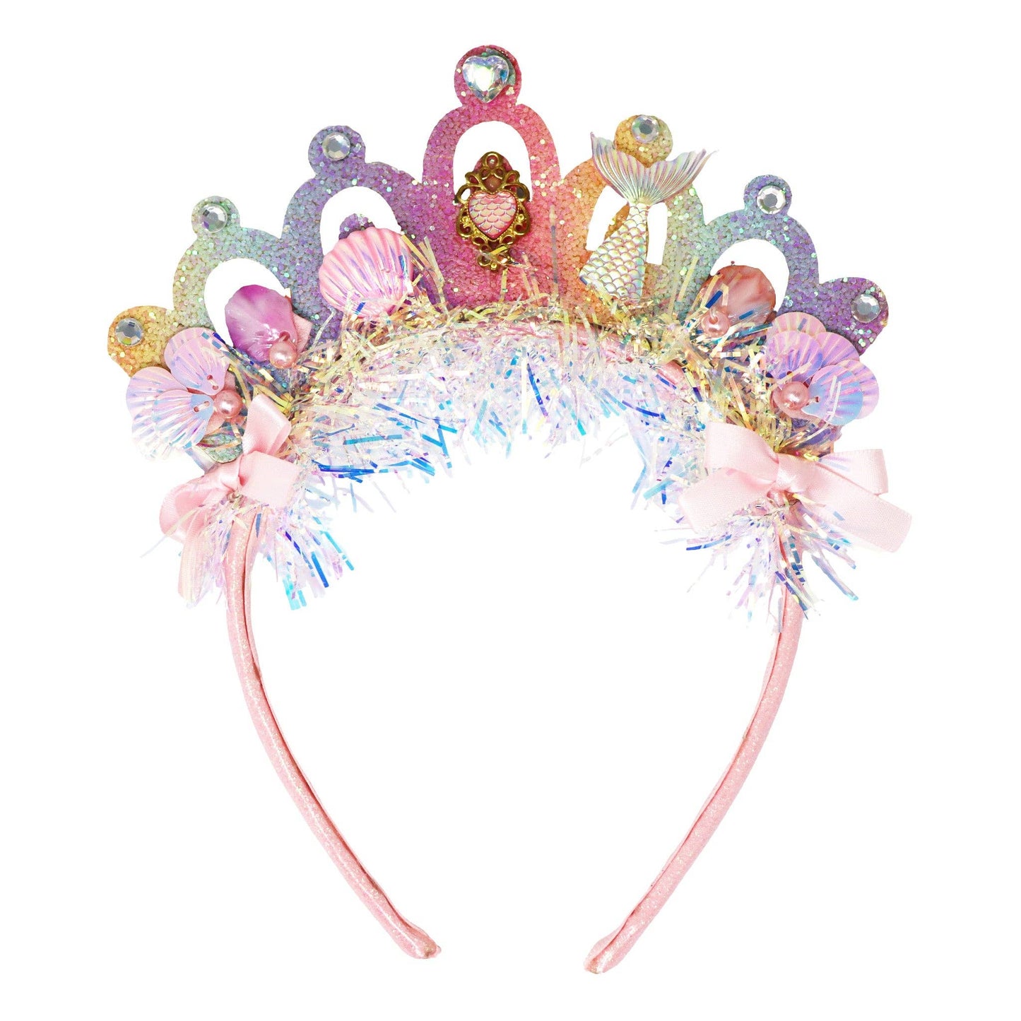 Pink Poppy - Mermaid Crown Headband - I