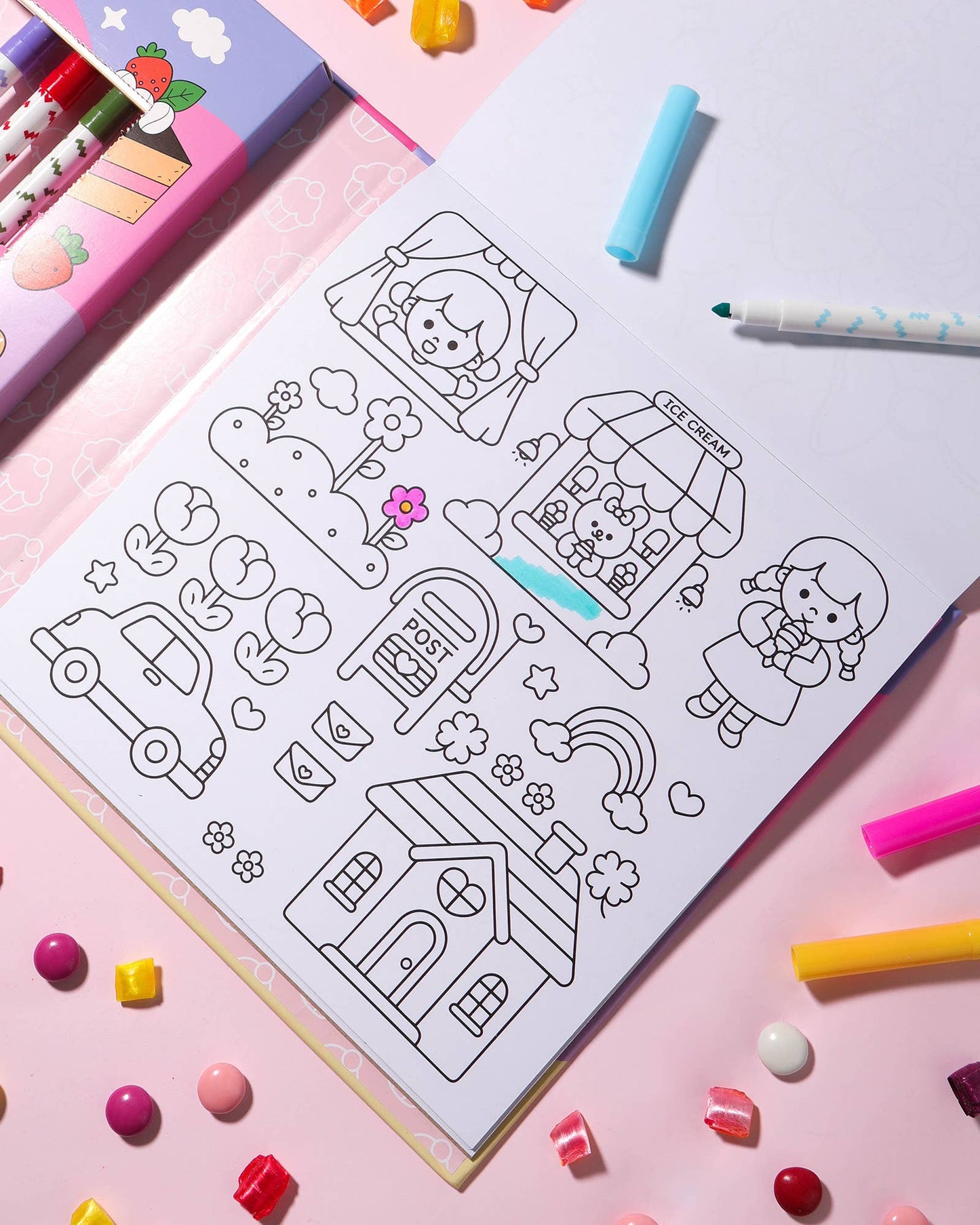 Kawaii Club Colouring Kit - Journey Of Something