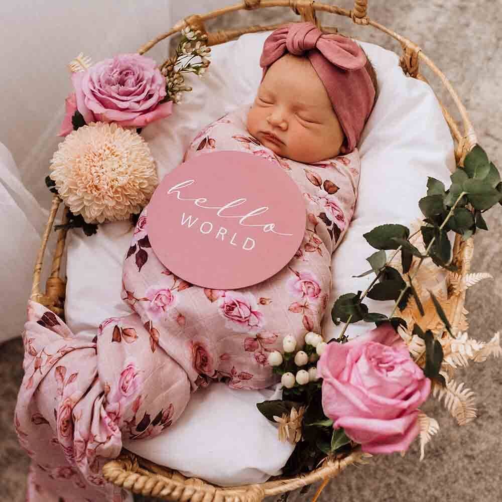 Snuggle Hunny - Blossom Organic Muslin Wrap