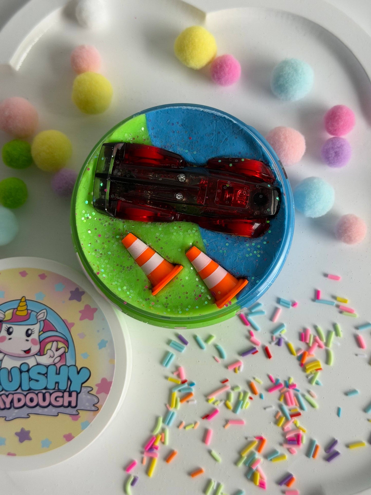 Let's Race Playdough 250g Tub - Squishy Play
