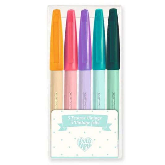 Djeco - Vintage Pens (Set of 5)