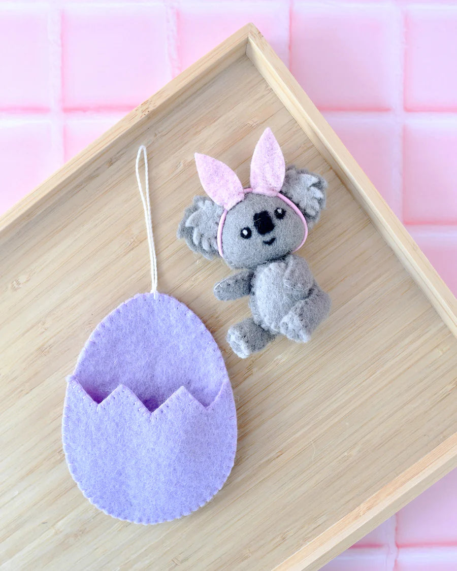 Easter Koala Bush Baby in Egg Pouch