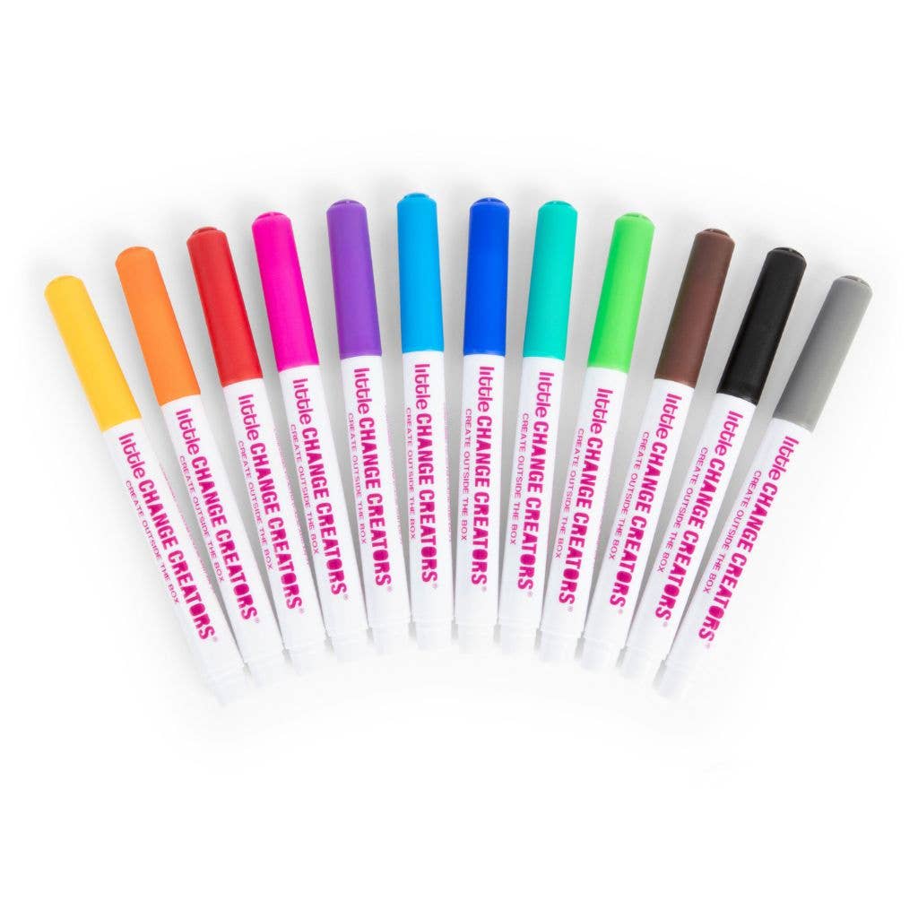 MAGIC MARKERS - Ultra Fine Felt Tip Colouring Pens - Little Change Creators