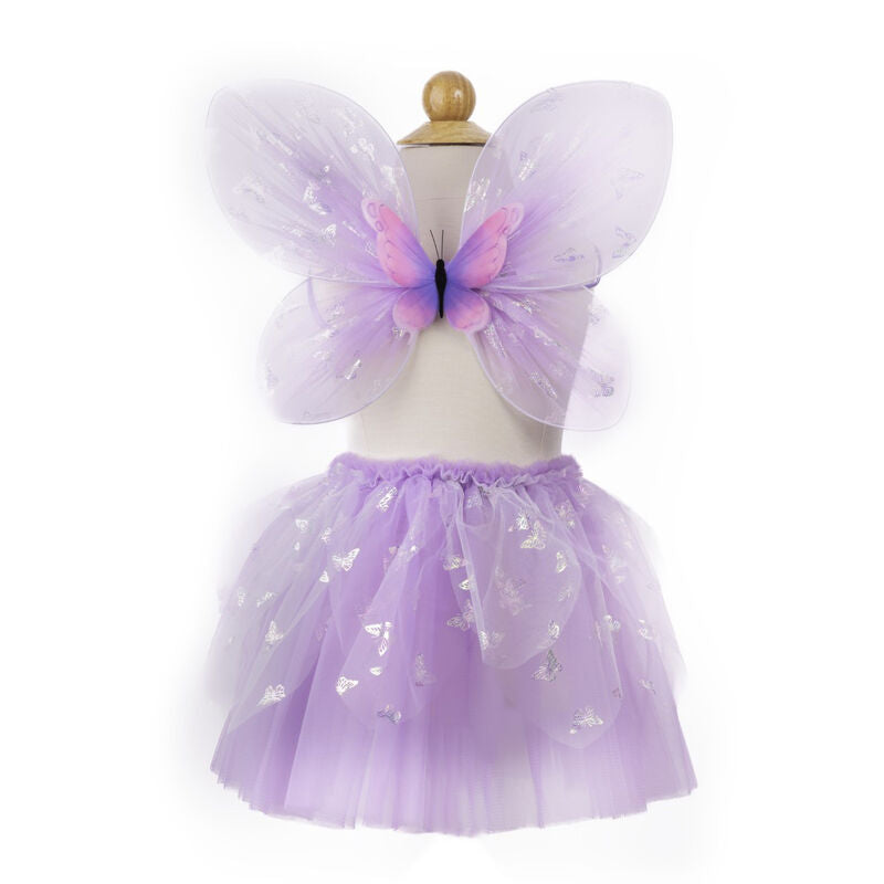 Lilac Flutter Butterfly Skirt & Wings Size 4-6