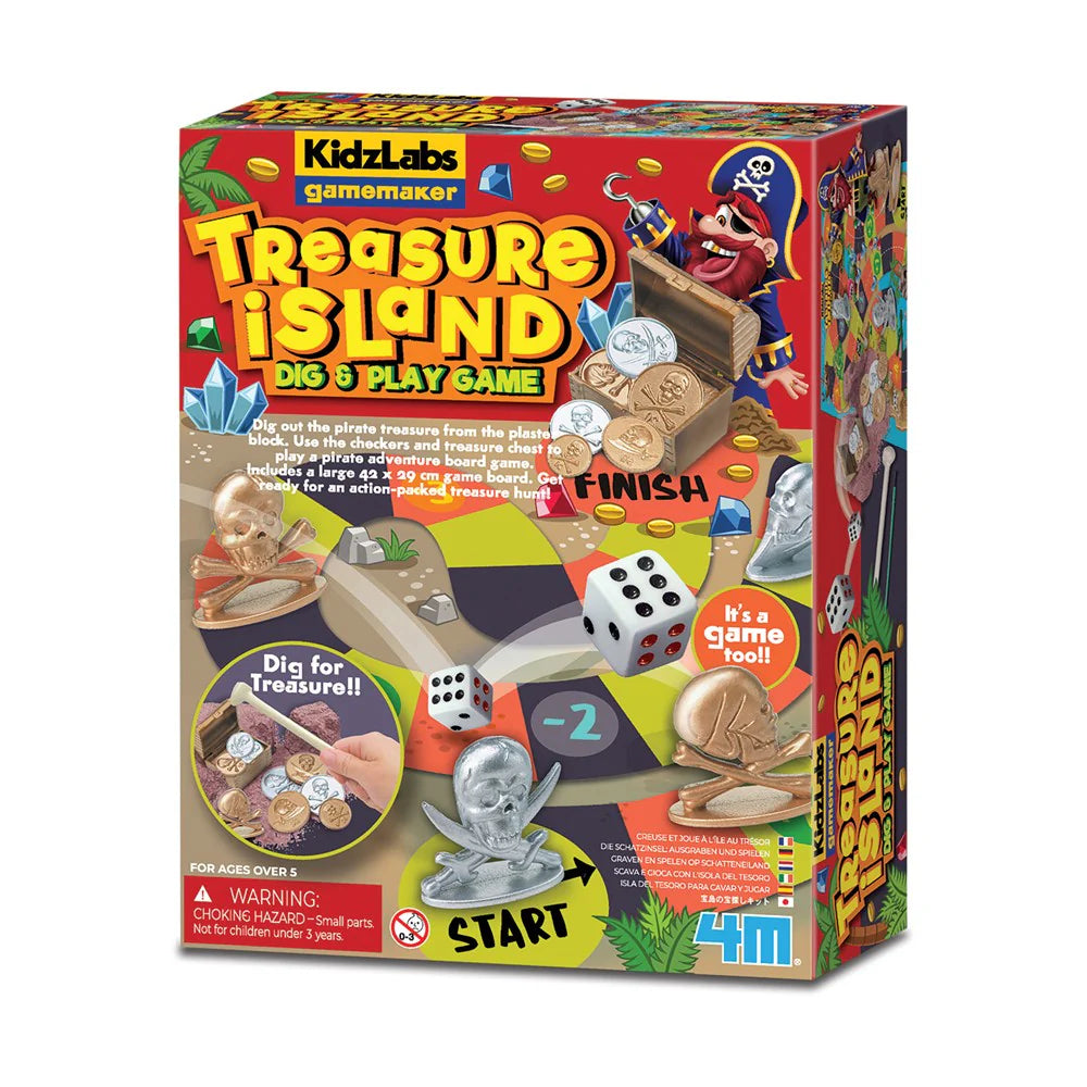 Kidzlabs Treasure Island Dig & Play Game