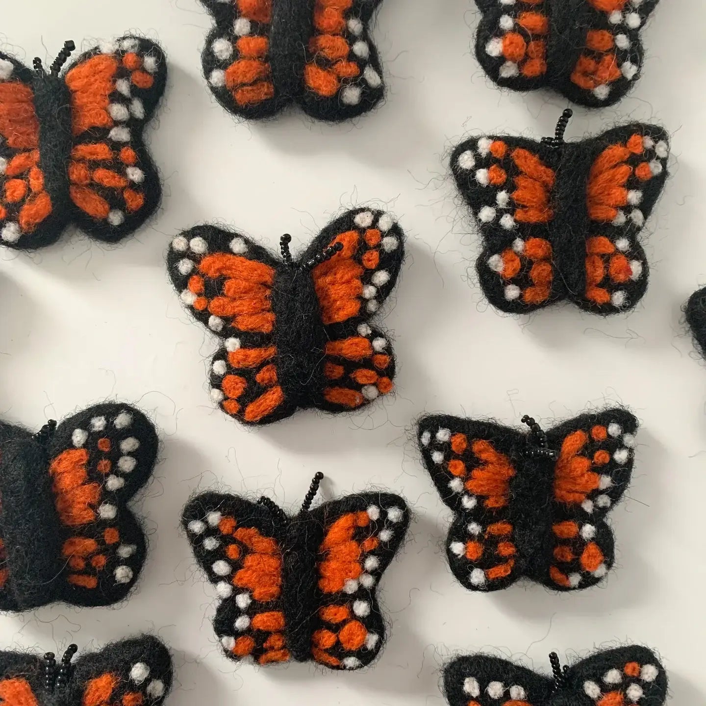 Felted Monarch Butterfly - Sewing Seeds Play