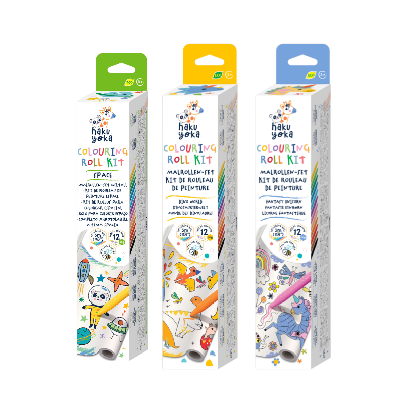 Happy Distribution - Haku Yoka Colouring Roll Kits