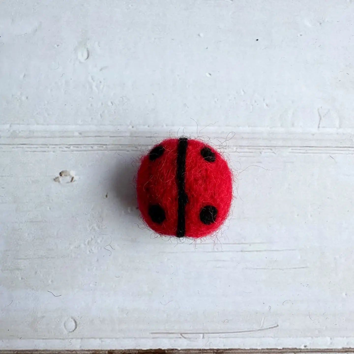 One Felt Ladybug - Sewing Seeds Play