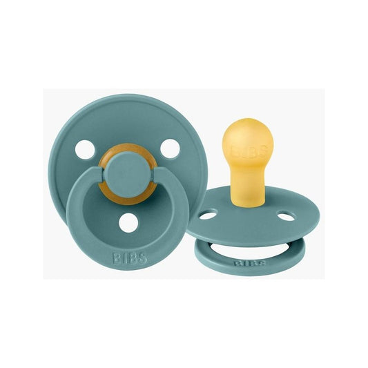 BIBS Colour Pacifier - Round S2 - Island Sea 2 pk