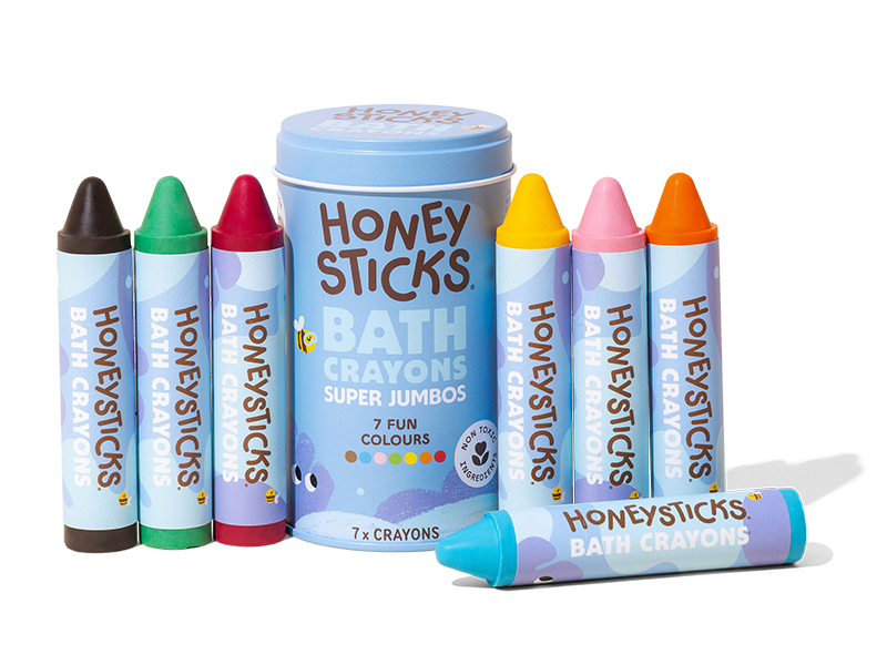 Honeysticks Bath Crayons Super Jumbos 7pk