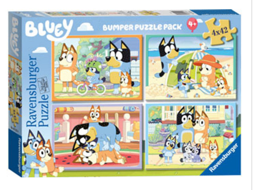 Rburg - Bluey Gotta Be Done! Puzzle 4x42pc