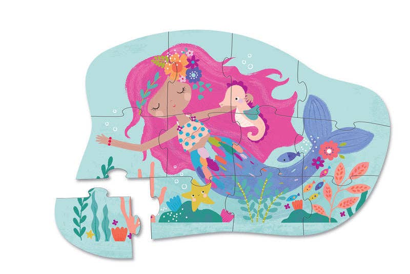 Crocodile Creek - Mini Puzzle 12 pc  - Mermaid Dreams