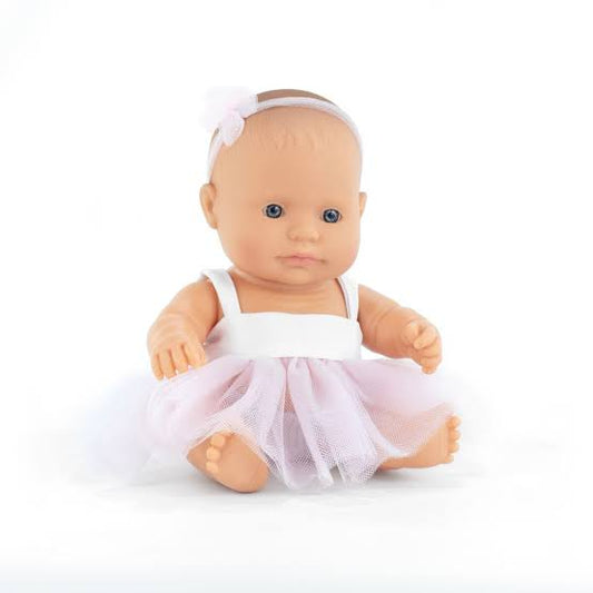 Miniland -My Friends & Me Caucasian Girl Baby Doll 21Cm
