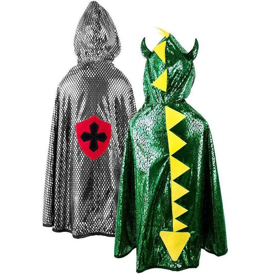 Reversible Dragon Knight Cape Size 5-6