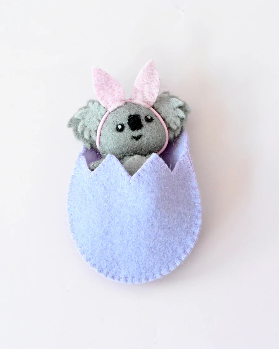 Easter Koala Bush Baby in Egg Pouch