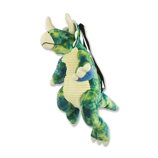 Patch Stega Dinosaur plush backpack