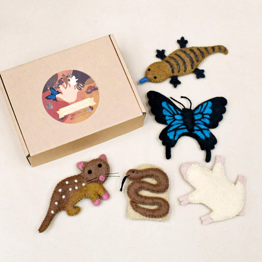 Tara Treasures Australian Animals Finger Puppet Set (F)