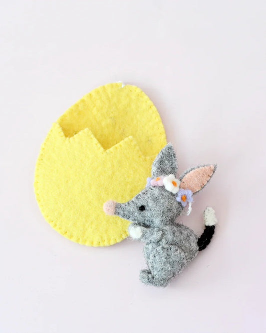 Easter Bilby Bush Baby in Egg Pouch