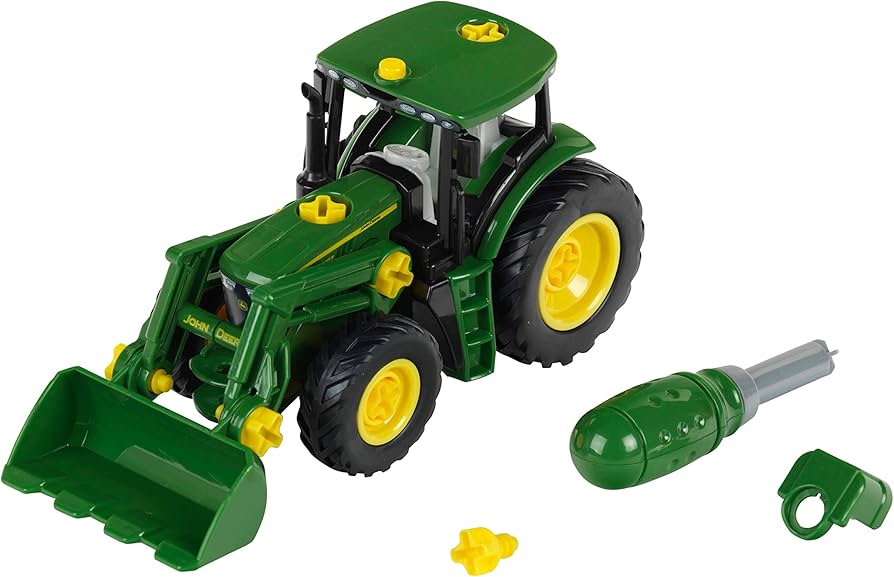 John Deere Buildable 6215 R Tractor with Front Loader & Weight