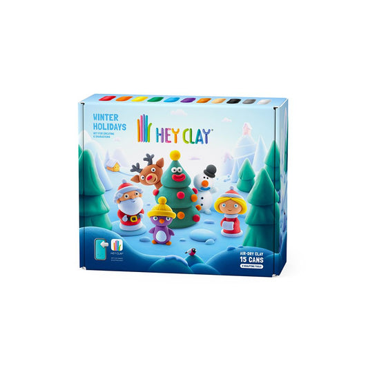 Hey Clay Winter Holidays Set (15 Cans)