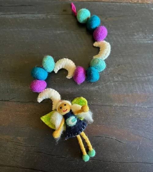 Luna Blessing Felt Hanging