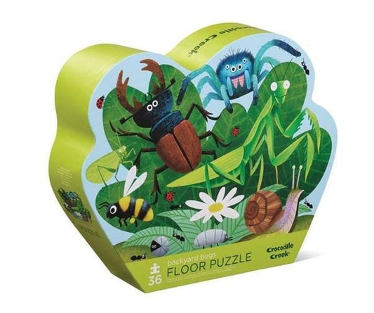 Crocodile Creek - Classic Floor Puzzle 36 pc - Backyard Bugs