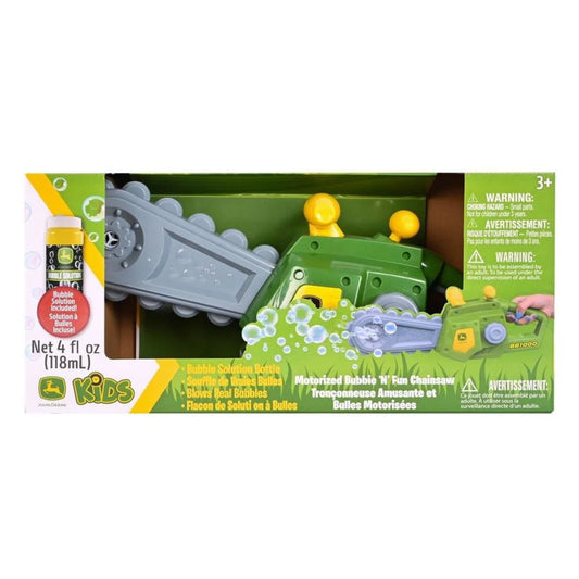 John Deere - Motorised Bubble and Fun Chainsaw